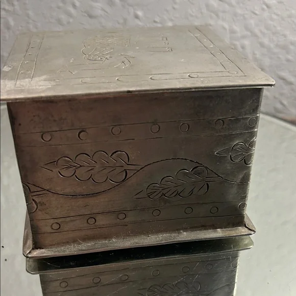 Silver Decorative Box with Elephant Design - Picture 7 of 16